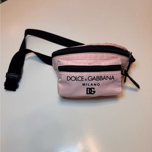 Dolce & Gabbana, fanny pack, belt, bag, belt, wallet in pink